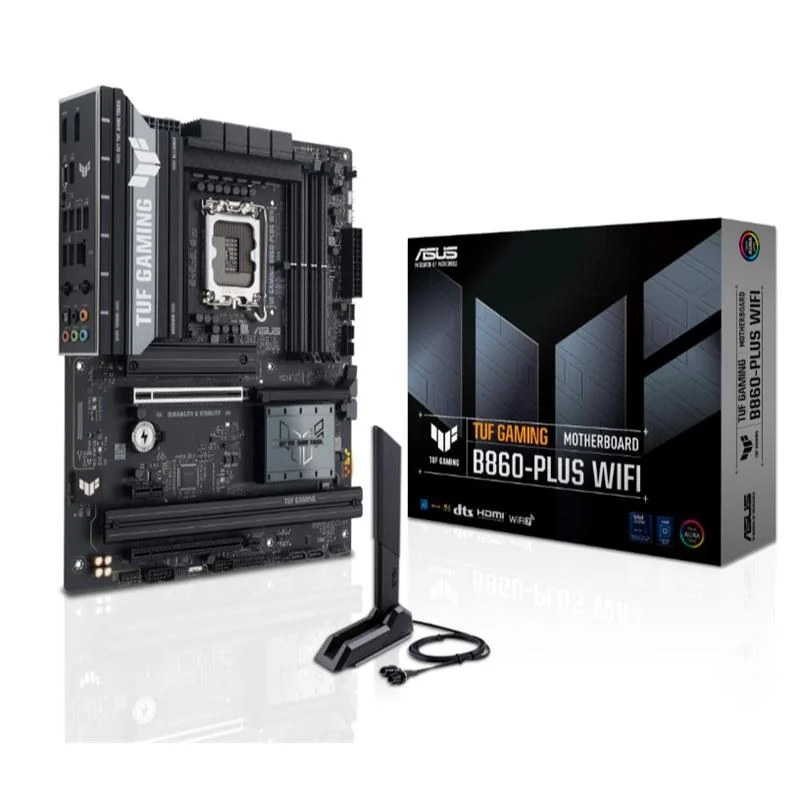 ASUS TUF GAMING B860-PLUS WIFI DDR5 ATX Anakart, LGA1851, Wi-Fi 7, 3x M.2