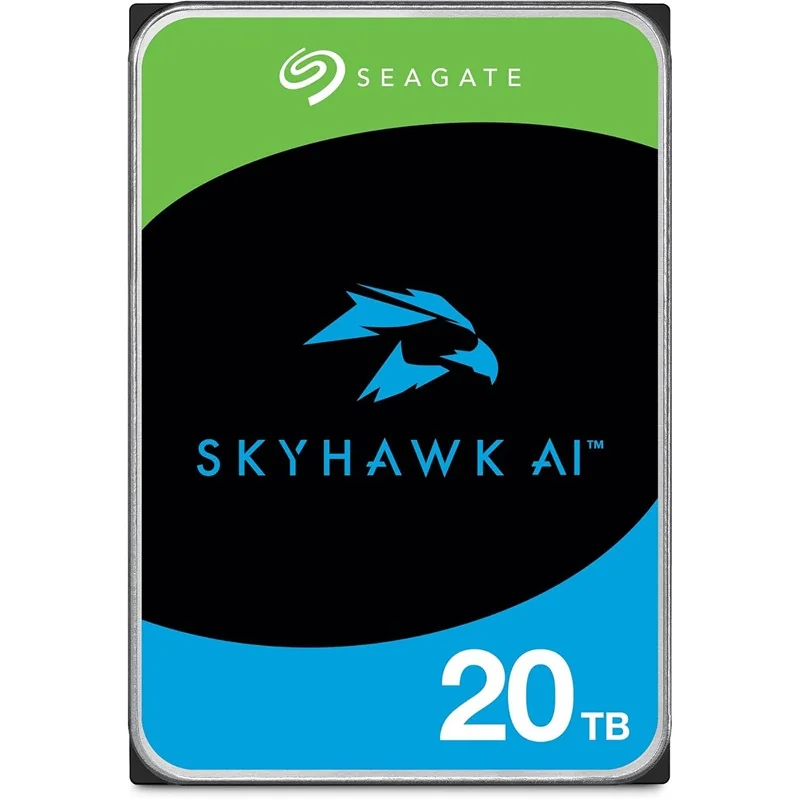Seagate SkyHawk AI 20TB 3.5" SATA Dahili Hard Disk, 512MB Cache, 7/24 Güvenlik Kayıt İçin