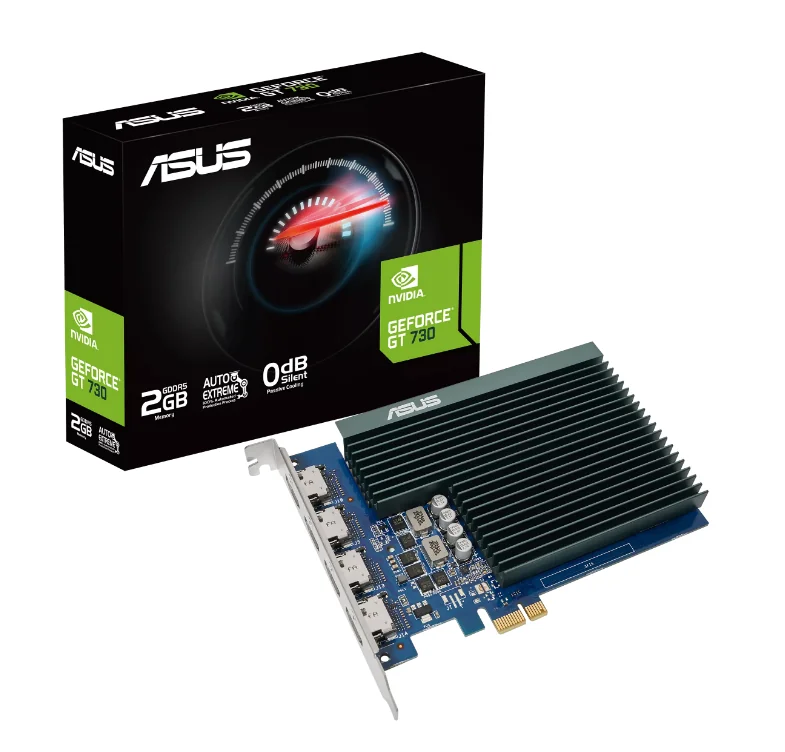 ASUS GeForce GT730 2GB DDR5 64Bit 4x HDMI Low Profile Ekran Kartı
