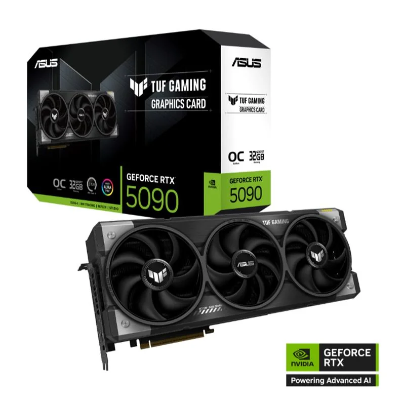 ASUS TUF RTX 5090 O32G Gaming 32GB GDDR7 512Bit 2xHDMI 3xDP Ekran Kartı