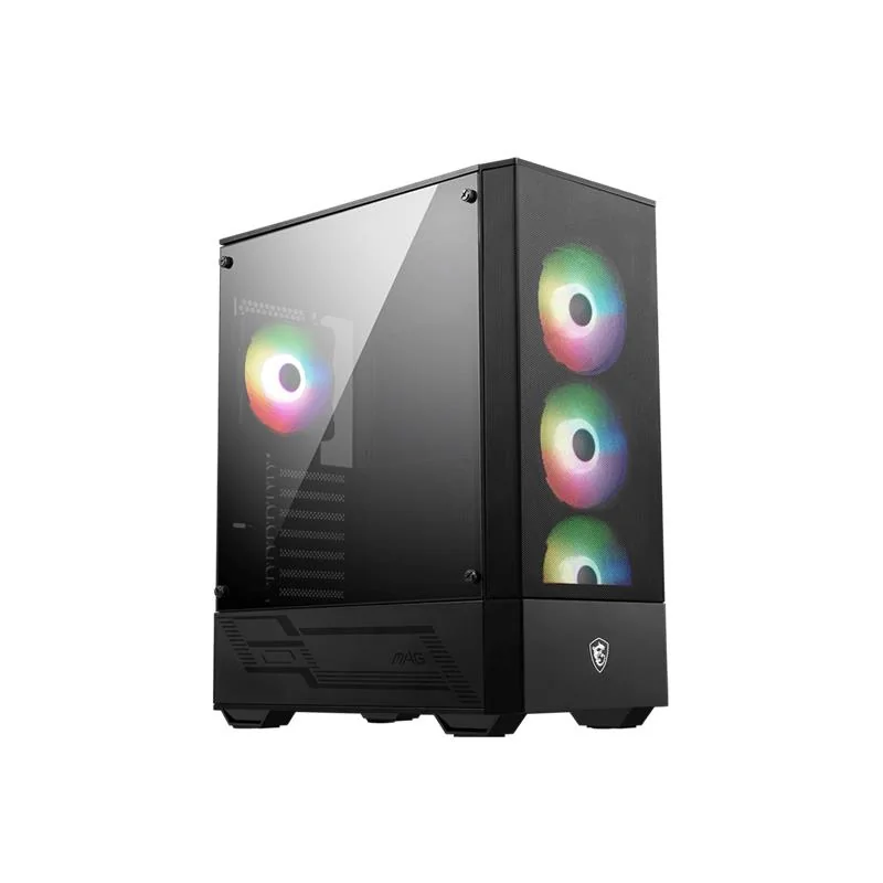 MSI MAG FORGE 112R ATX Midi Tower Gaming Kasa, Temperli Cam, 4 ARGB Fanlı