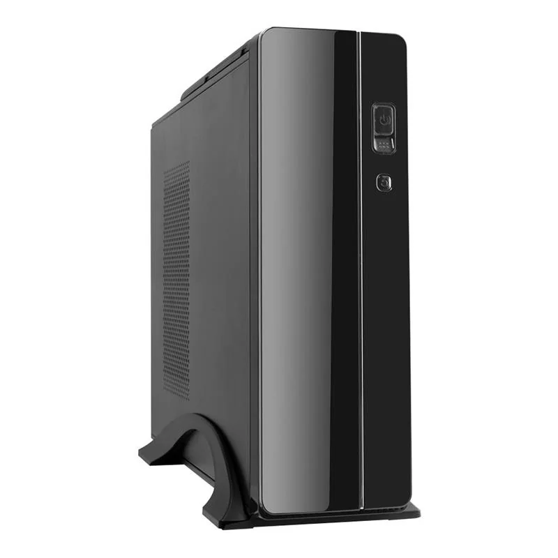 FRISBY FC-S6020B Slim Tower Bilgisayar Kasası 300W, 80mm Fan, USB 2.0, Siyah