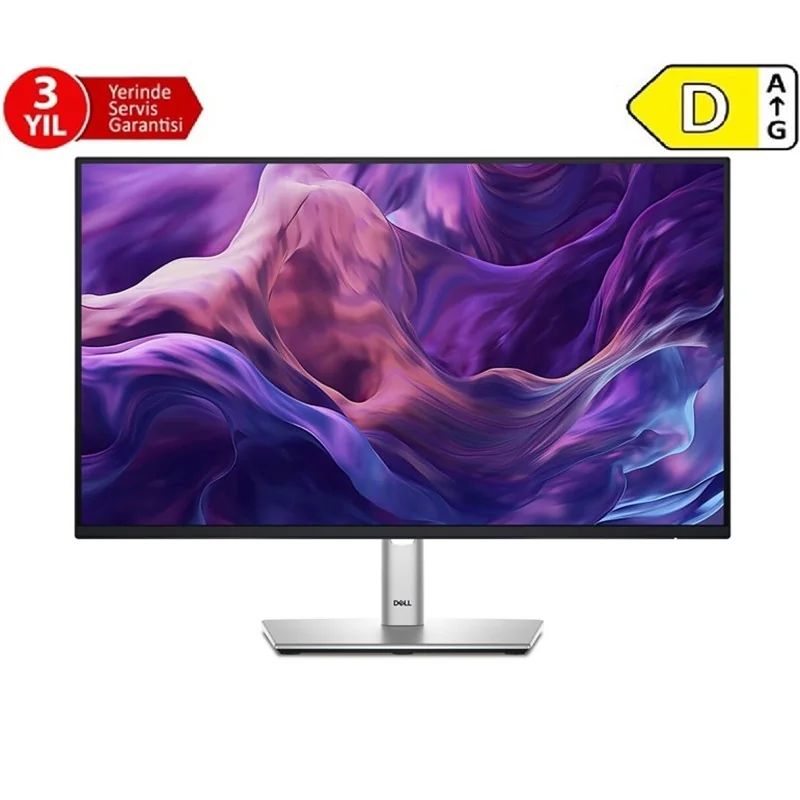 Dell P2425HE 23.8" FHD 100Hz 5ms IPS Monitör, HDMI Type-C Pivot, İş İçin