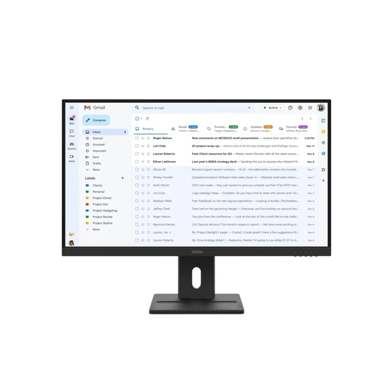 Lenovo ThinkVision E27-40 27" FHD 4ms 100Hz HDMI VGA Pivot Monitör