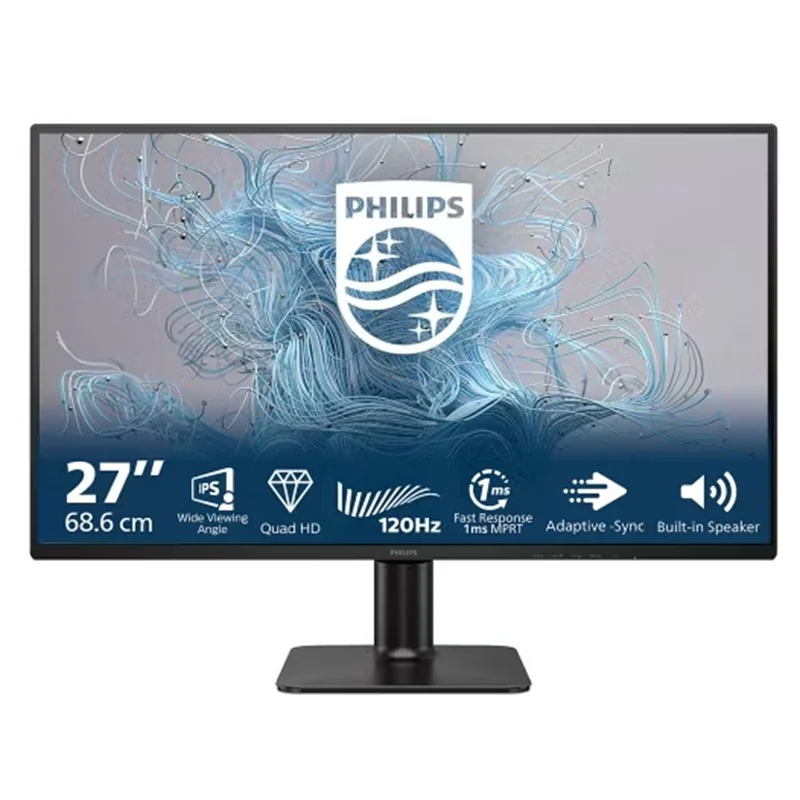 PHILIPS 27E2N2500/01 27" IPS Monitör, 1 ms 120Hz 2K QHD, Ev ve İş İçin
