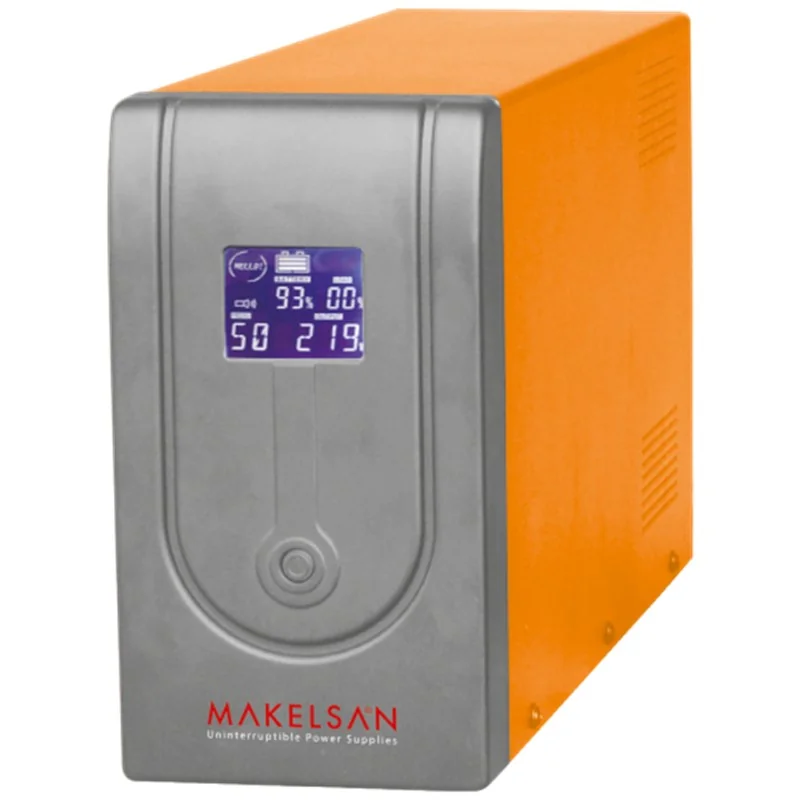 MAKELSAN LION Line Interactive UPS 2200VA 2x9Ah, Bilgisayar ve Modem İçin Güç Koruması