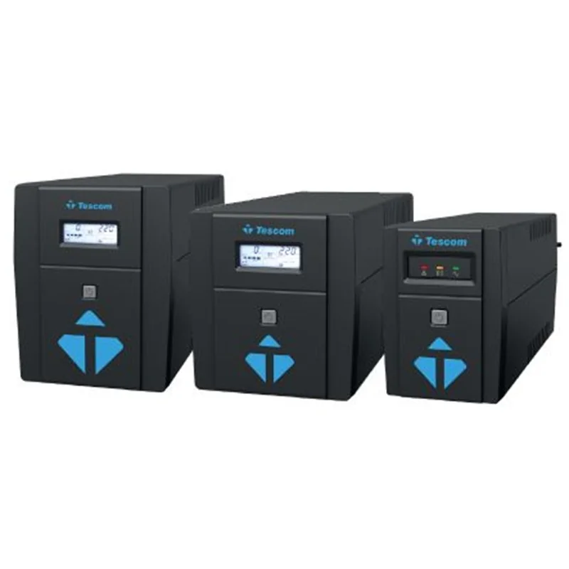 TESCOM LEOAP 1000VA Line Interactive UPS, LCD Ekranlı, 2x7Ah Akülü Kesintisiz Güç Kaynağı