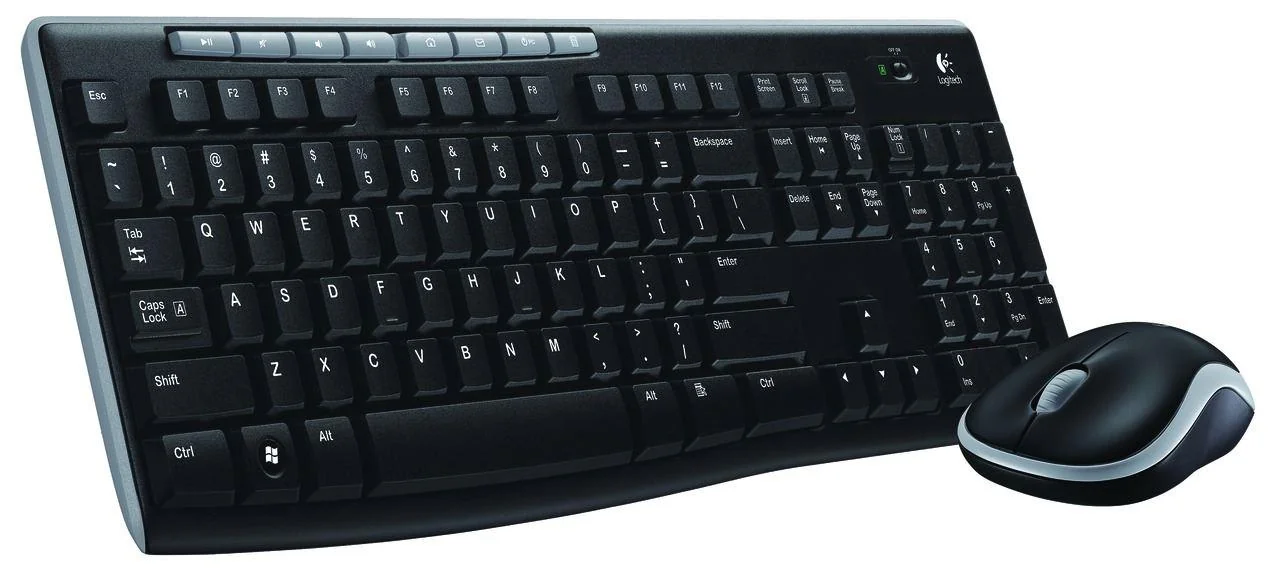 LOGITECH MK270 Kablosuz Klavye Mouse Seti Q Türkçe USB, Multimedya Kullanım İçin