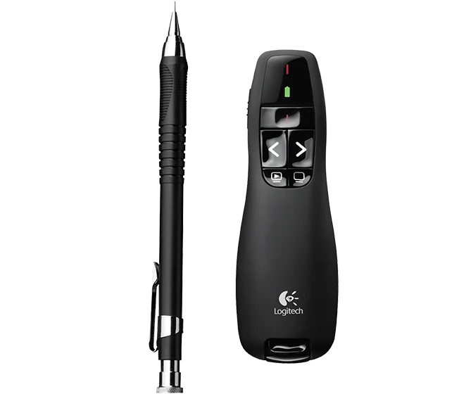 Logitech R400 Lazer Sunum Kumandası, Kablosuz 15 m Menzil, Kırmızı Lazer İşaretçi