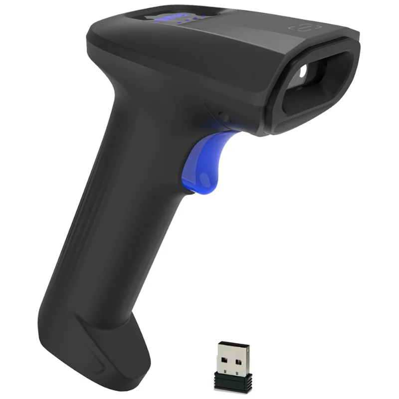 SUNLUX RW10 2D Karekod Kablosuz Barkod Okuyucu, Wi-Fi Bluetooth USB Dongle, Ekrandan Okur