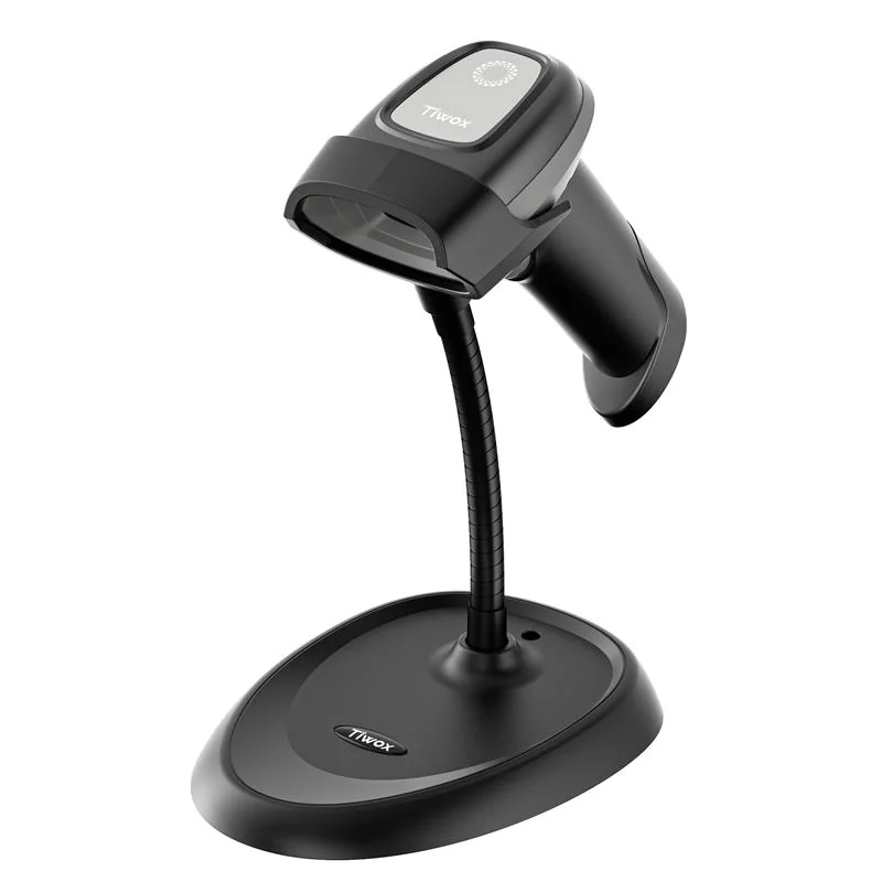 TIWOX VS-336 2D Karekod Kablolu USB Barkod Okuyucu, Standlı ve Hızlı Tarama