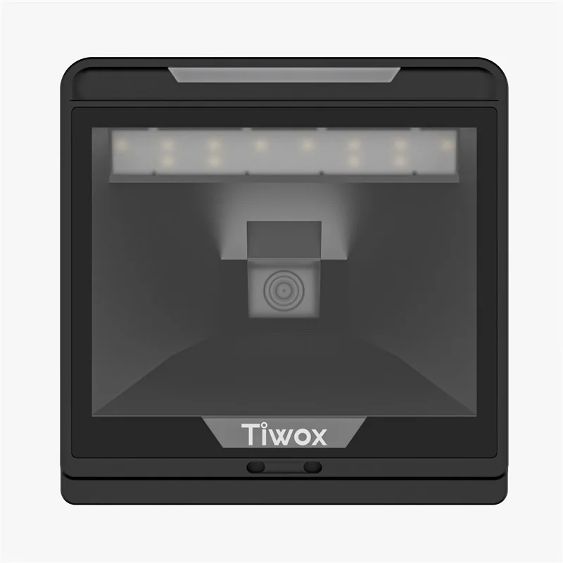 TIWOX VS-8000 Kablolu 2D Karekod Barkod Okuyucu, USB Type-A Masaüstü Hızlı Tarayıcı