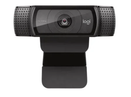 Logitech C920 Pro HD Webcam 1080P Stereo Sesli USB Siyah, Keskin Görüntü ve Görüşmeler İçin