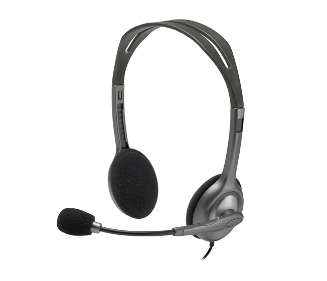 Logitech H110 Mikrofonlu Kulaklık Kablolu 3, 5 mm, Stereo Ses ve Gürültü Engelleyen Mikrofon