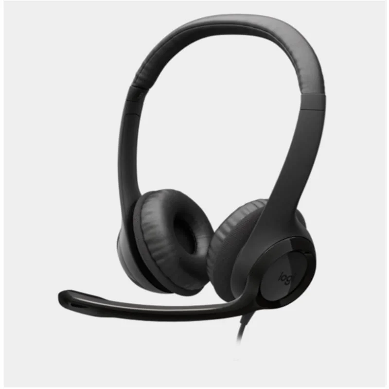 Logitech H390 USB Kablolu Kulaklık Mikrofonlu Siyah, Kafa Bantlı Konforlu Görüşme Kulaklığı