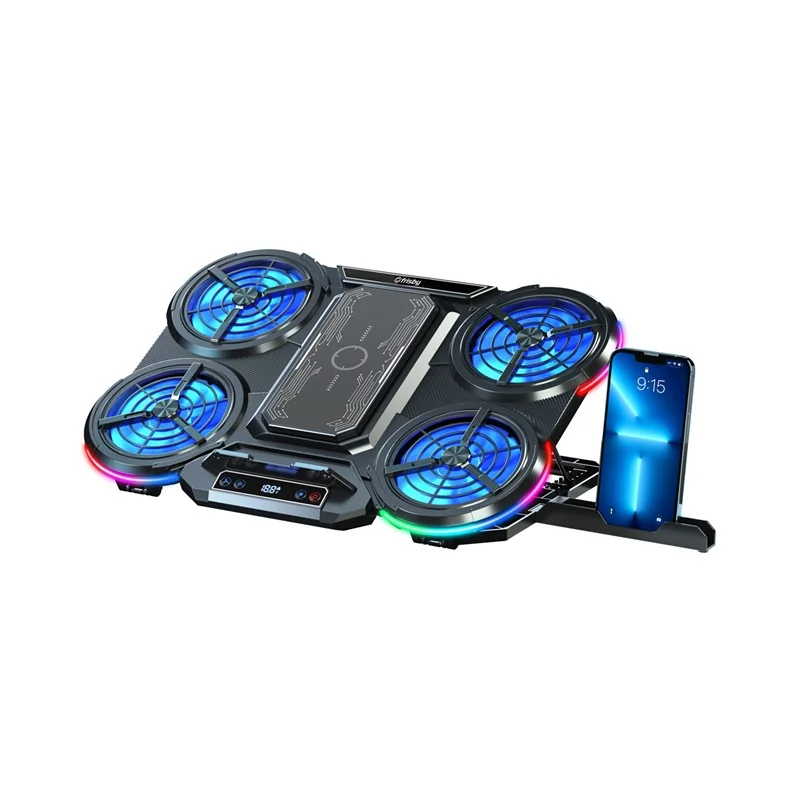 FRISBY FNC-5270ST RGB Gaming Notebook Soğutucu, 4 Fanlı Aktif Laptop Soğutucu Standı