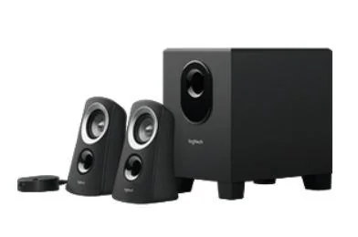 LOGITECH Z313 25W 2+1 Multimedia Hoparlör Siyah, Güçlü Baslı Masaüstü Ses Sistemi