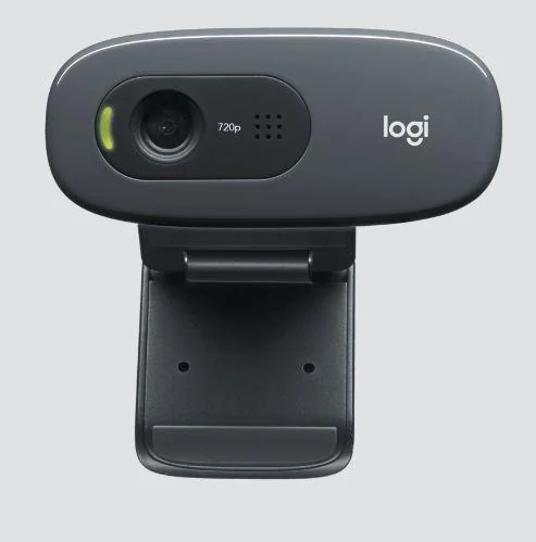 Logitech C270 HD 720p Mikrofonlu Webcam, 1.5 m USB-A Kablolu, Net Görüntülü Görüşme