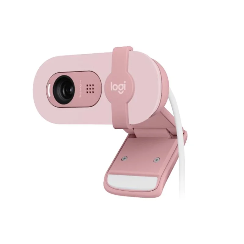 Logitech Brio 100 Full HD 1080p Mikrofonlu Web Kamera, Pembe
