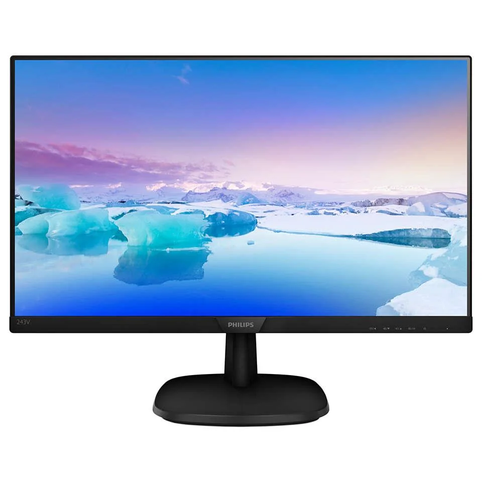 PHILIPS 243V7QJABF 23.8" IPS Monitör, FHD 4ms 75Hz, HDMI VGA DP, Hoparlörlü