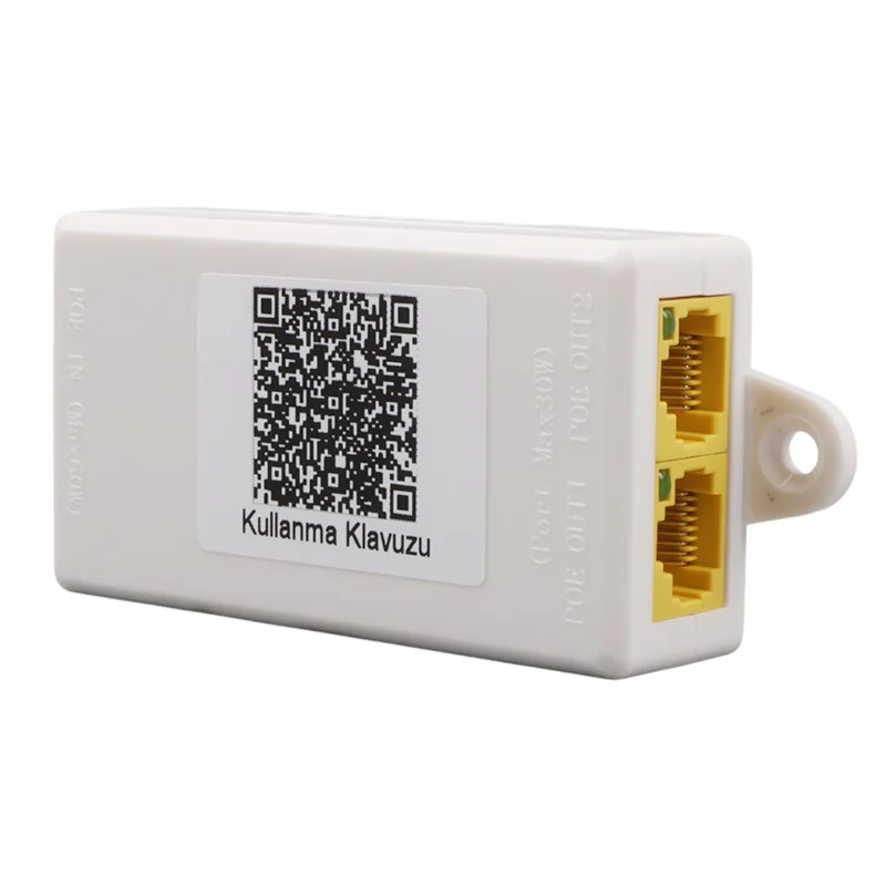 URANIUM POE-RP12P PoE Repeater, 1 Port PoE Giriş 2 Port PoE Çıkış, 10/100, Plastik Kasa