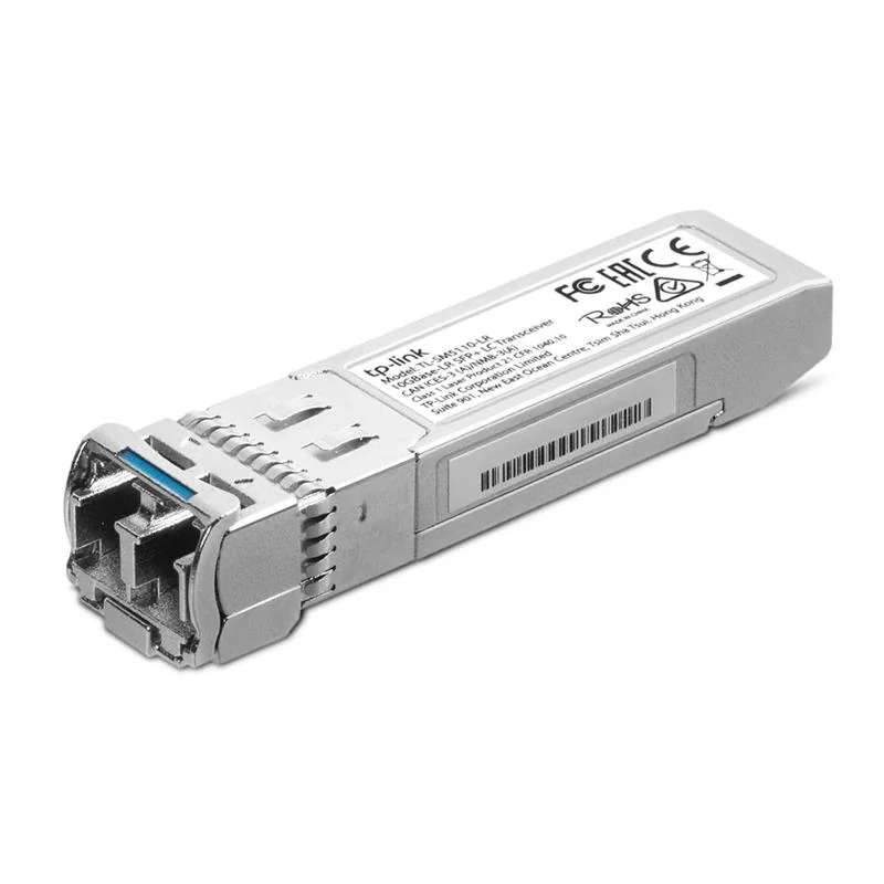 TP LINK TP-Link Omada TL-SM5110-LR 10GBASE-LR Tek Mod SFP+ LC Transceiver, 10 km