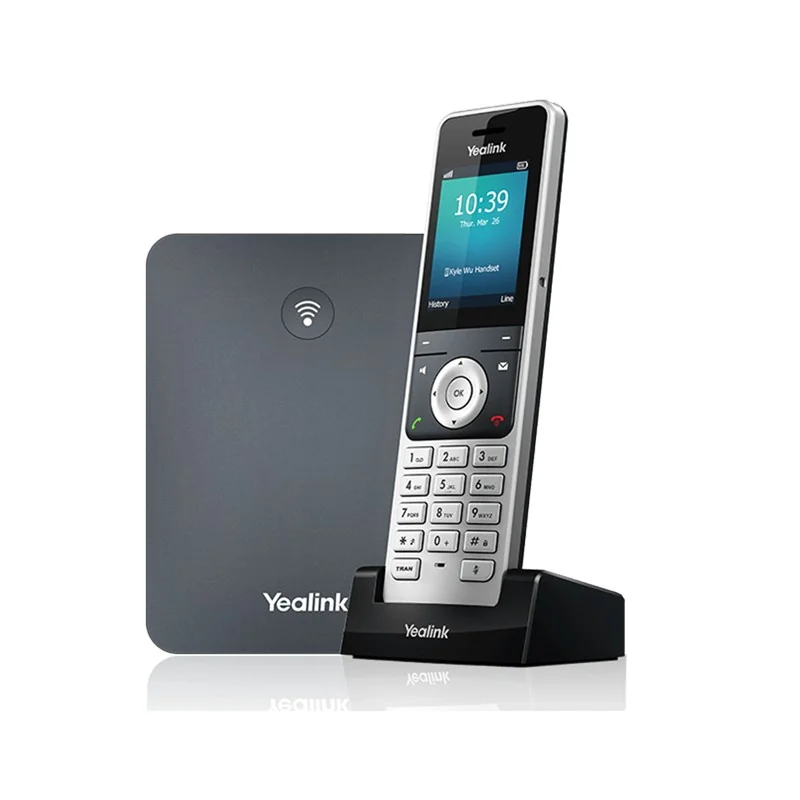 Yealink W76P DECT Telefon Sistemi, W70B Baz ve W56H El Terminali, Kesintisiz Ofis İletişimi