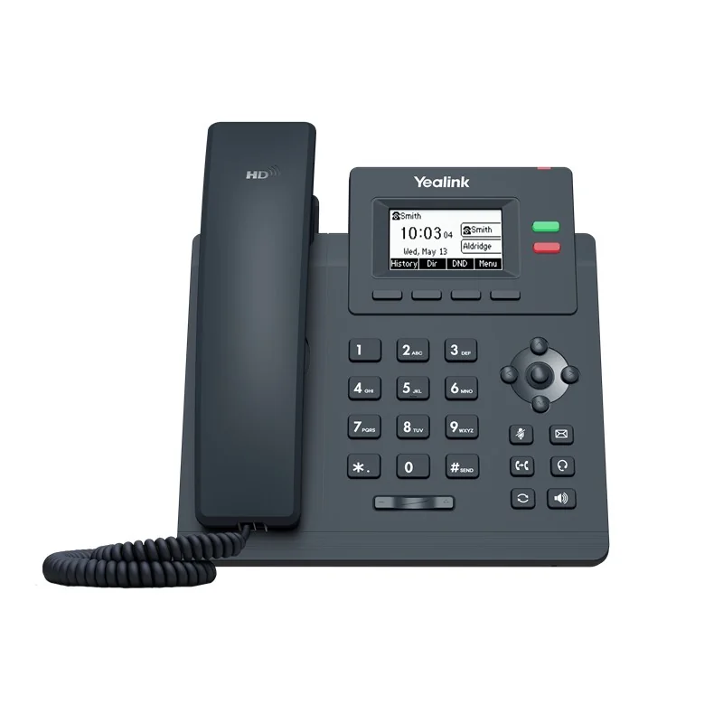 YEALINK SIP-T31G IP Telefon, PoE Destekli, Çift Gigabit Portlu, HD Sesli Masaüstü Telefon