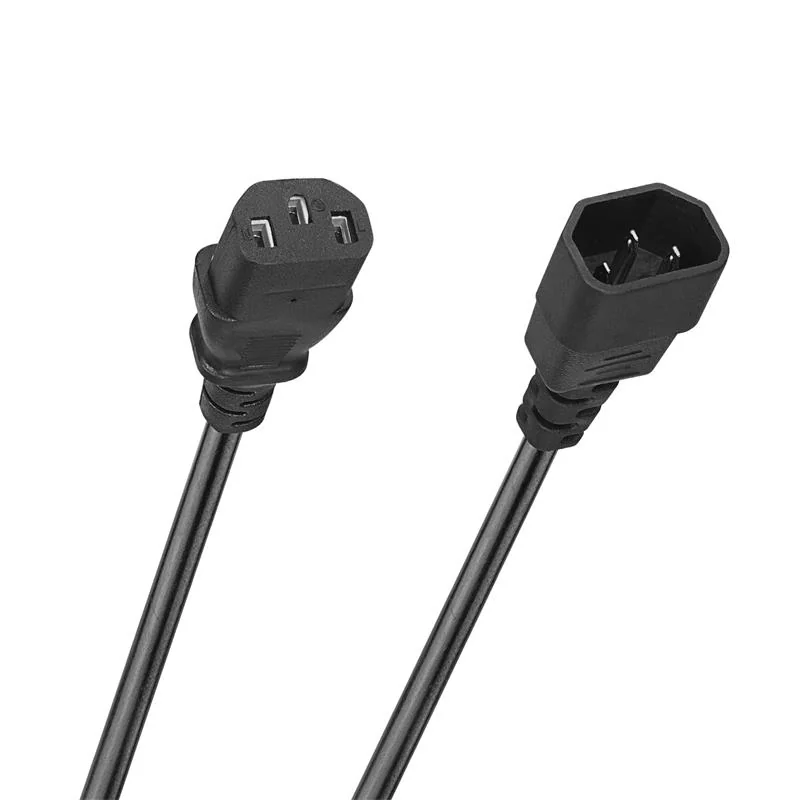 S LINK SLX-207 Monitör Power Uzatma Kablosu 1.5 Metre, Siyah Pratik Güç Bağlantısı