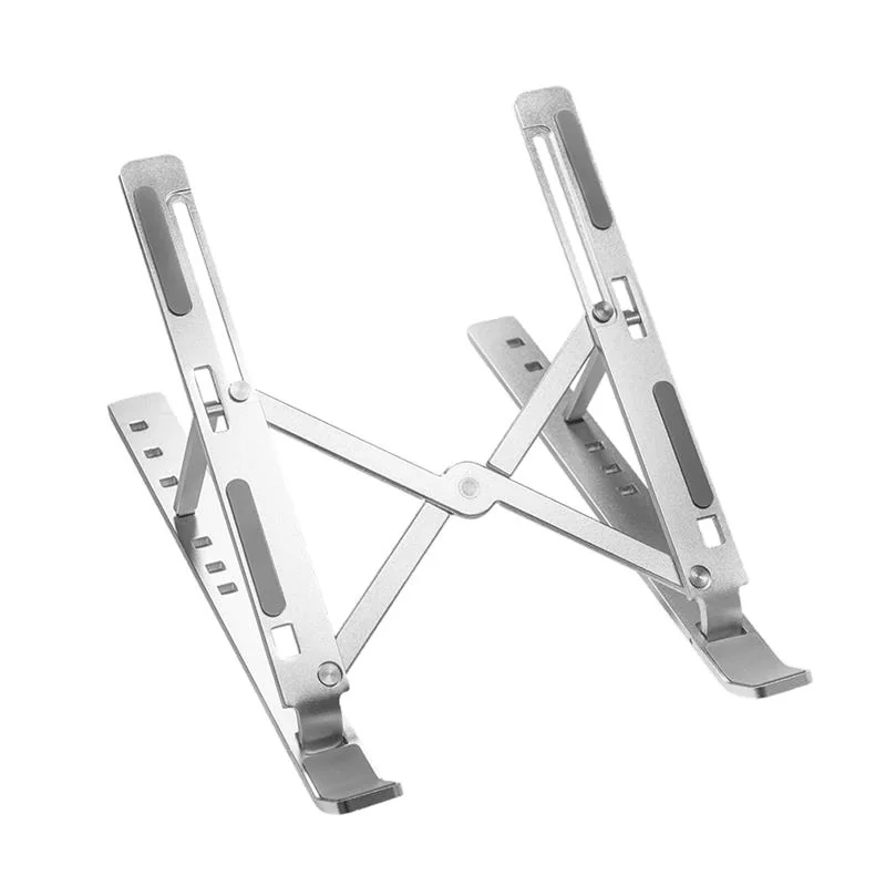 FRISBY FNC-5150ST Gri Katlanabilir Alüminyum Notebook Standı, Ergonomik Laptop Yükseltici