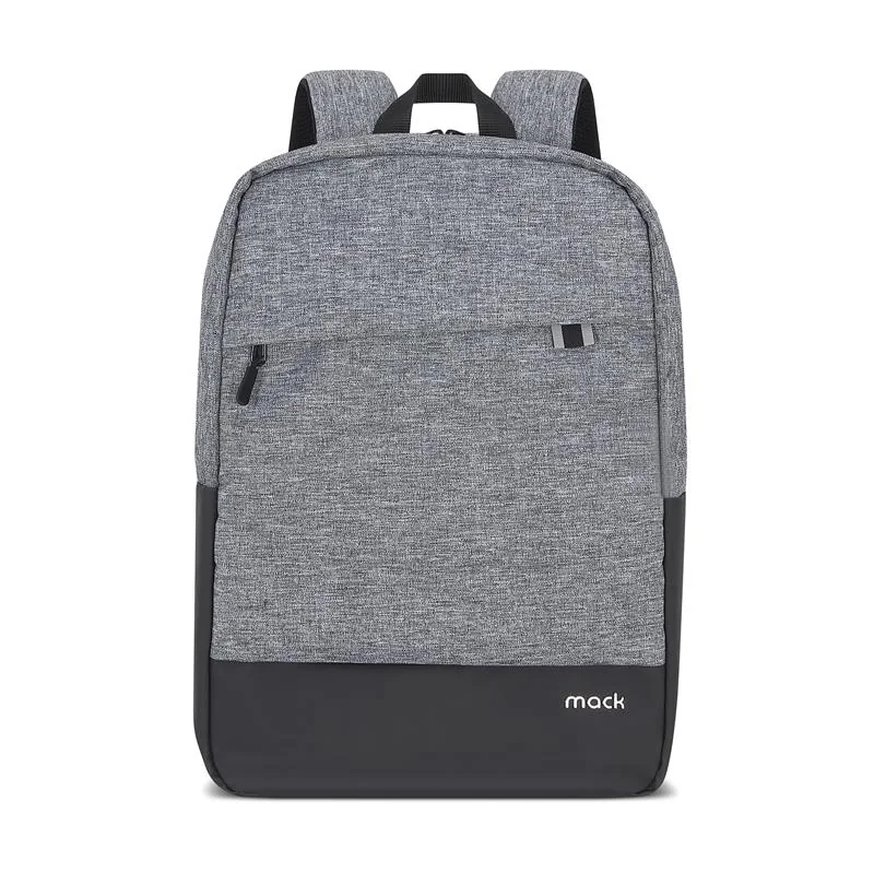 MACK 15.6" Unicity Eco Notebook Sırt Çantası, Su Geçirmez Gri Laptop Çantası