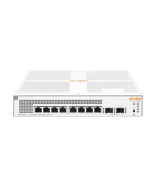 ARUBA ION 1930 8G 2SFP 124W Yönetilebilir Gigabit Switch, L2+, Web Yönetim