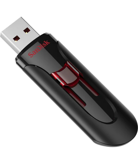 SanDisk Cruzer Glide 3.0 USB 3.2 Gen 1 Kaymalı Flash Bellek, Hızlı Veri Aktarımı
