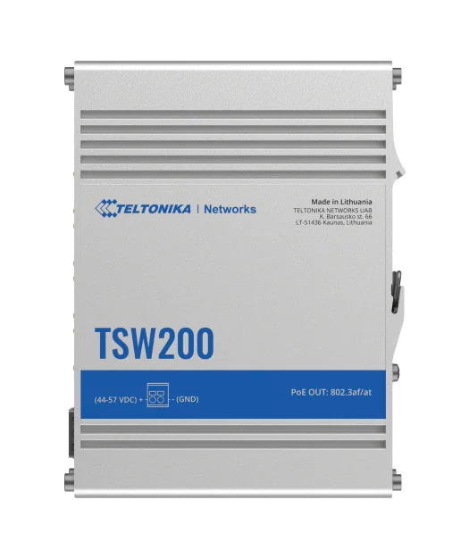 TELTONIKA 8x Gigabit Ethernet 2x SFP Yönetilmeyen Switch, PoE Destekli Endüstriyel Ağ Çözümü