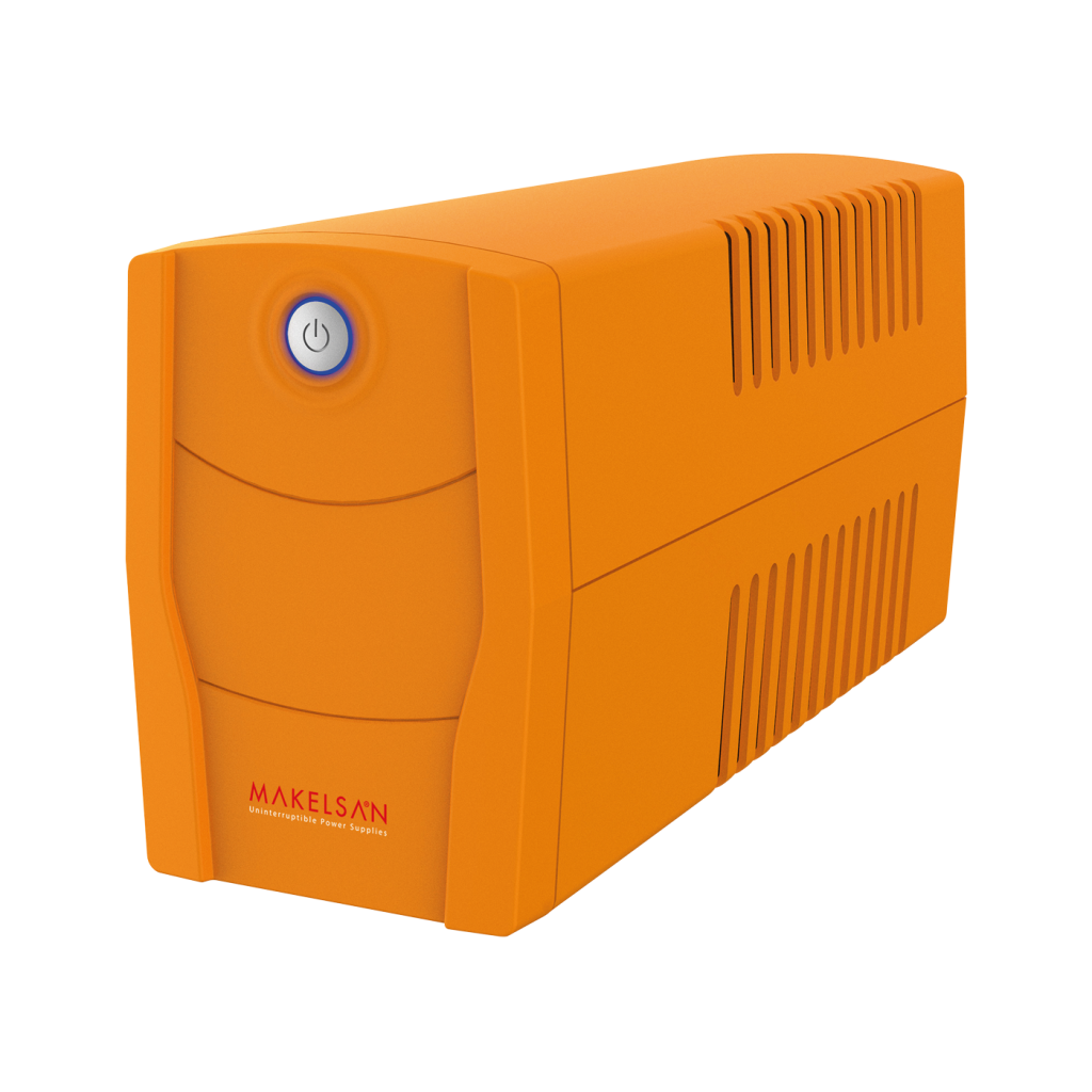 MAKELSAN LION 650VA Line Interactive UPS, 1x7Ah Akülü Kesintisiz Güç Kaynağı