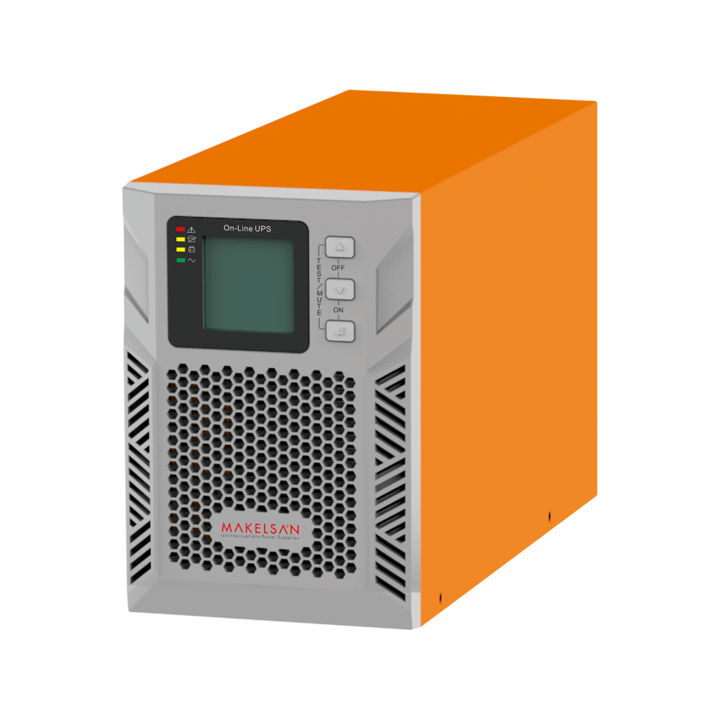 MAKELSAN PowerPack SE 1 KVA Online UPS, 2x7A Akülü Kesintisiz Güç Kaynağı